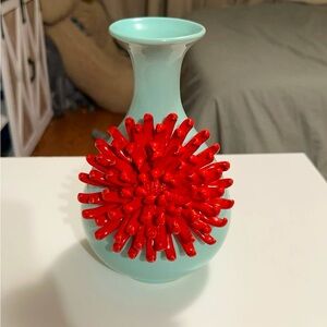 Vintage Anthropologie Chrysanthemum Vase